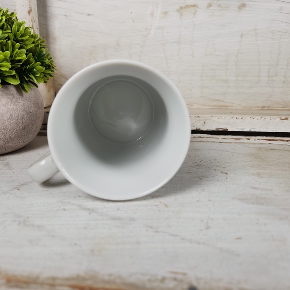 VTG Morton Salt Girl Porcelain Coffee Mug 1921 Logo When it Rains it Pours Japan - Picture 6 of 8